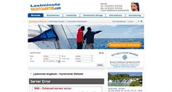 Desktop Screenshot of lastminute-yachtcharter.com