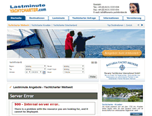 Tablet Screenshot of lastminute-yachtcharter.com